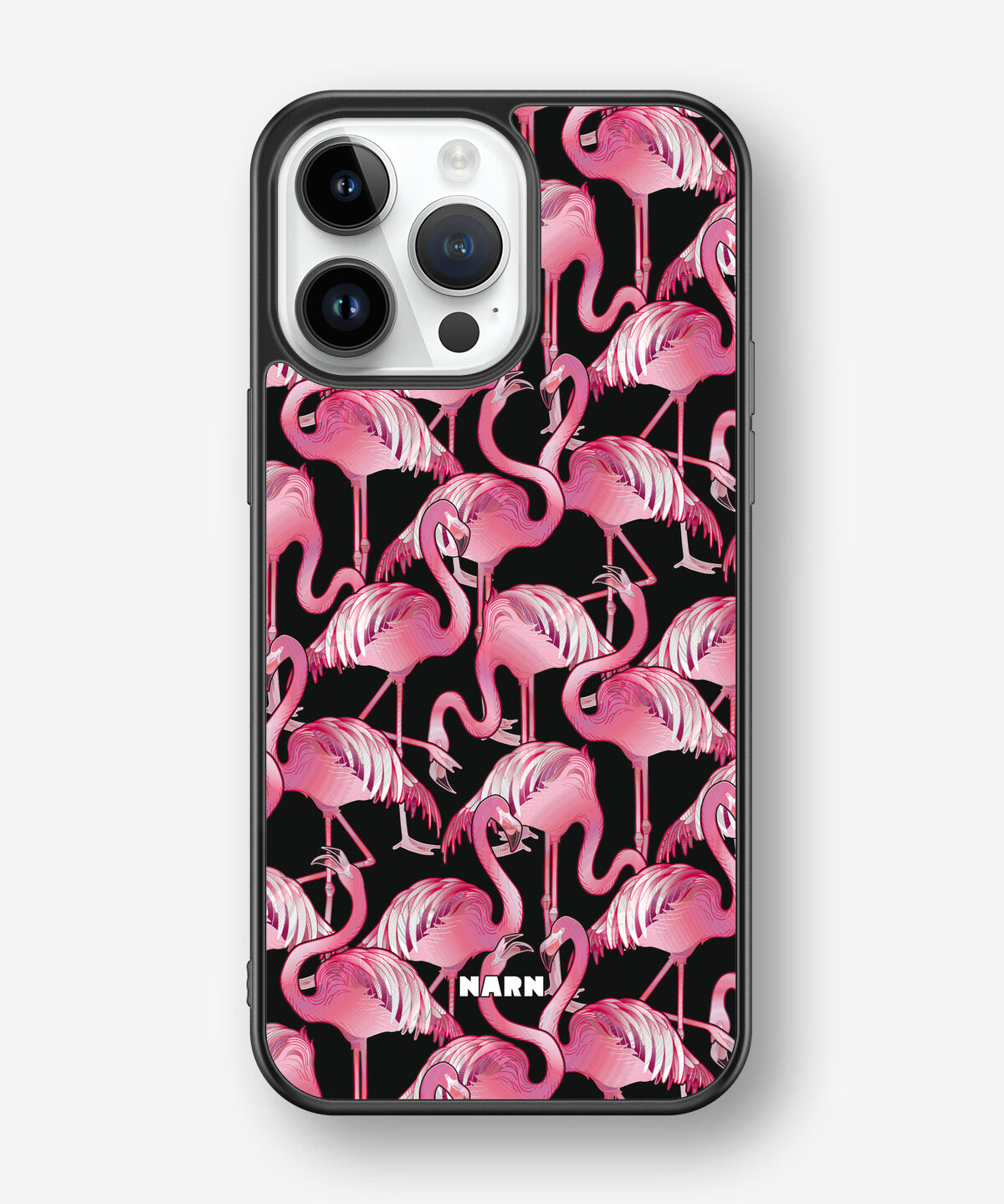 iPhone 14 Pro Max Hard Case – Flamingos - View 1
