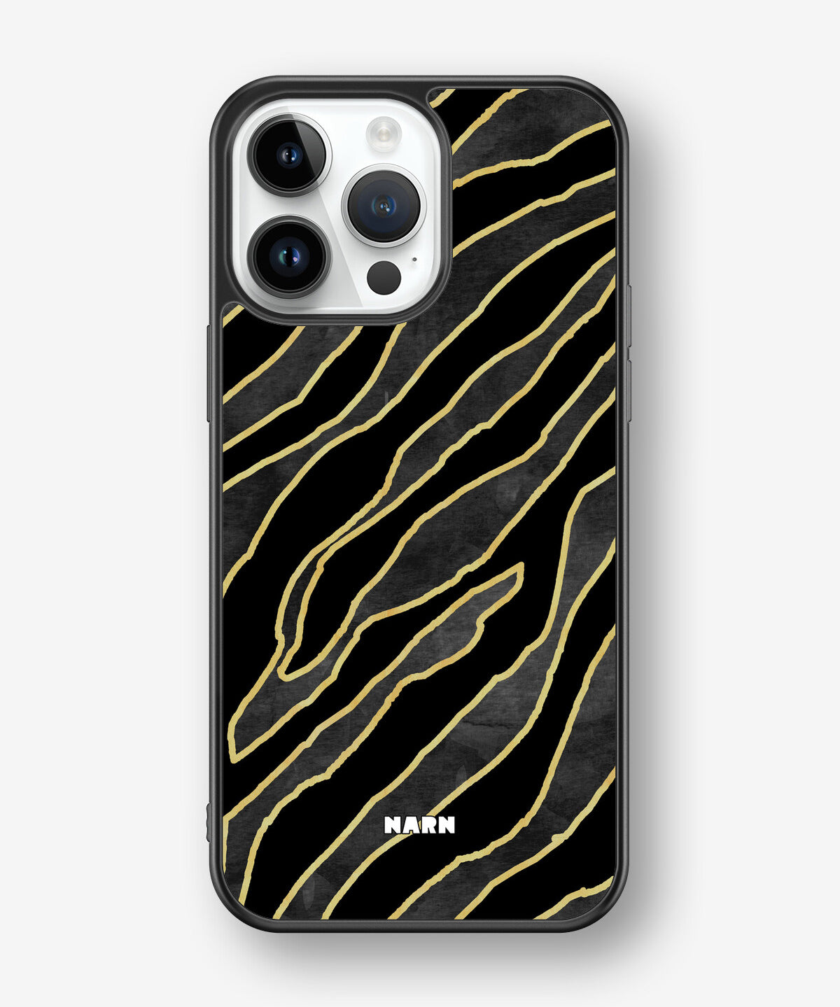 iPhone 14 Pro Max Hard Case – Golden Zebra - View 1