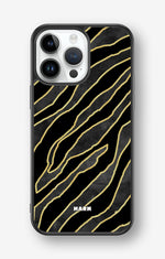 iPhone 14 Pro Max Hard Case – Golden Zebra - View 1
