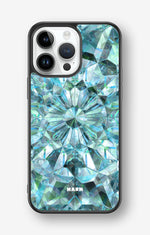 iPhone 14 Pro Max Hard Case – Green Crystals - View 1