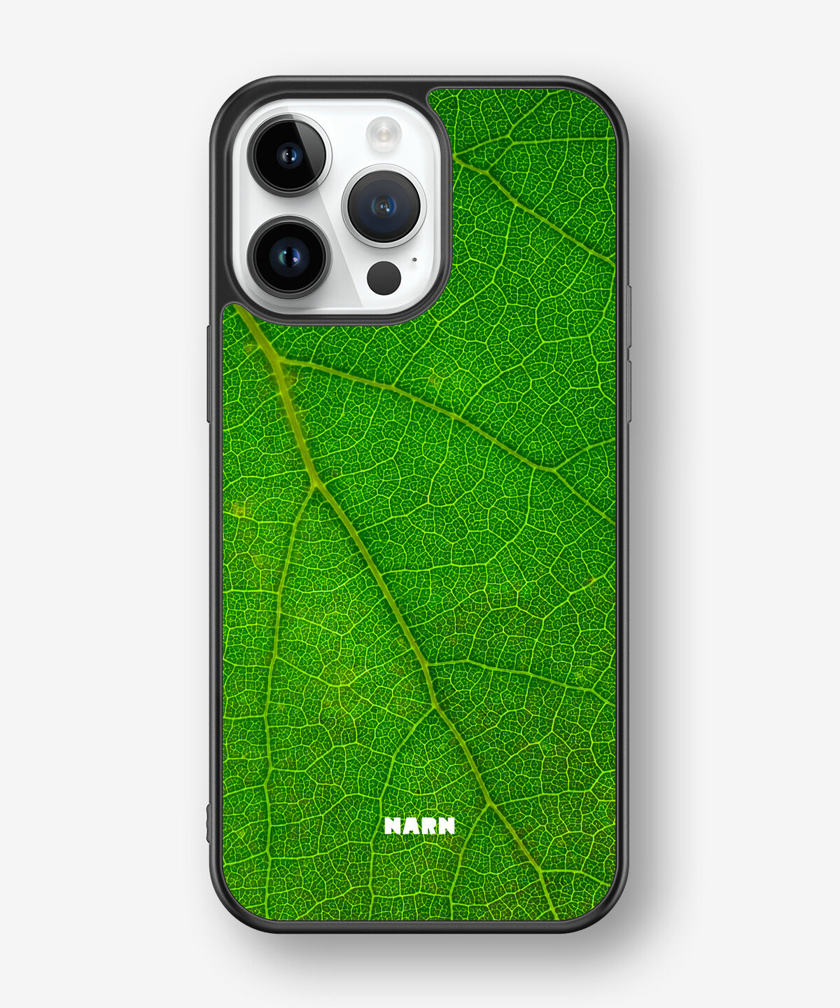 iPhone 14 Pro Max Hard Case – Green Leafy - View 1