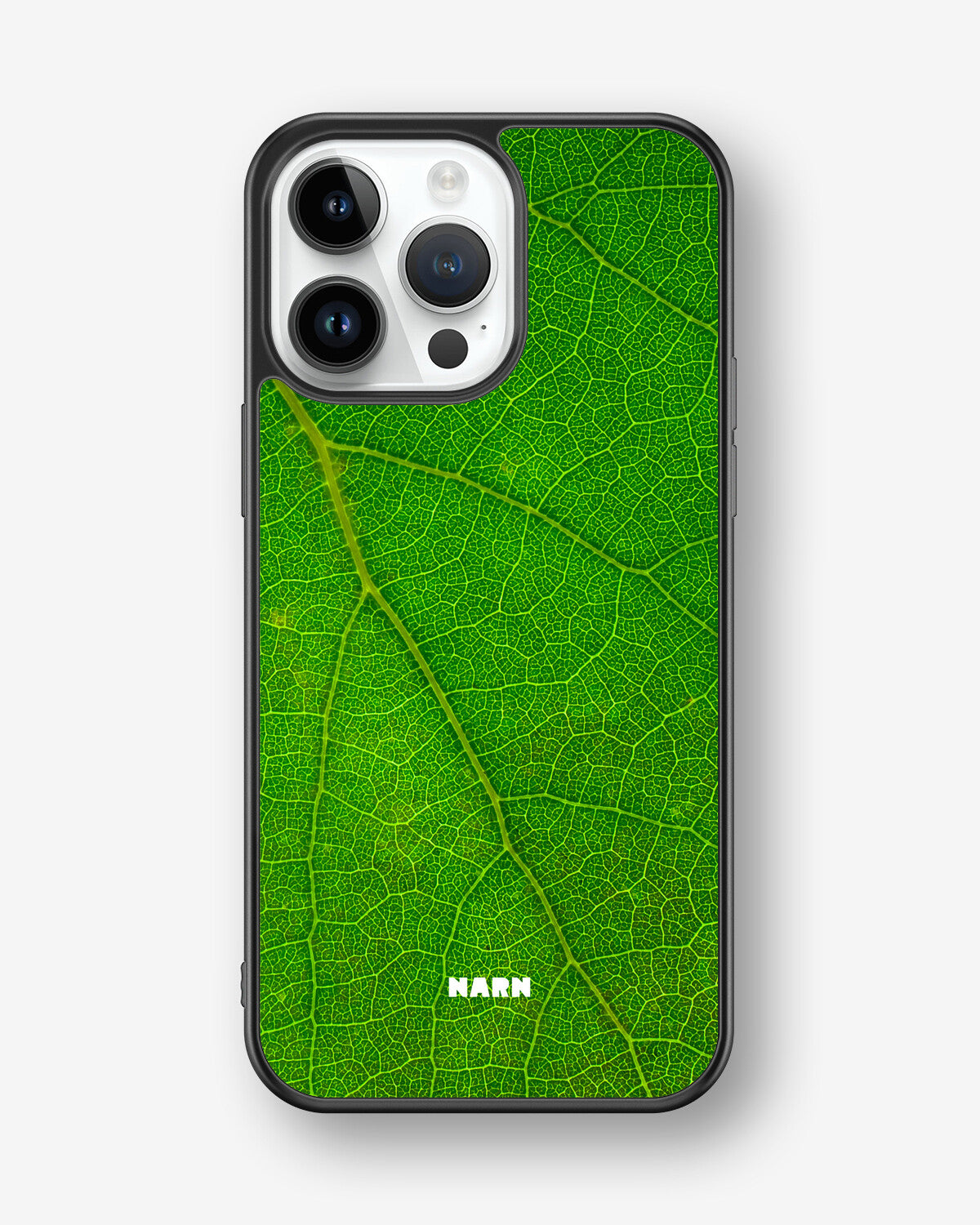iPhone 14 Pro Max Hard Case – Green Leafy - View 1