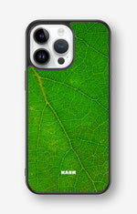 iPhone 14 Pro Max Hard Case – Green Leafy - View 1