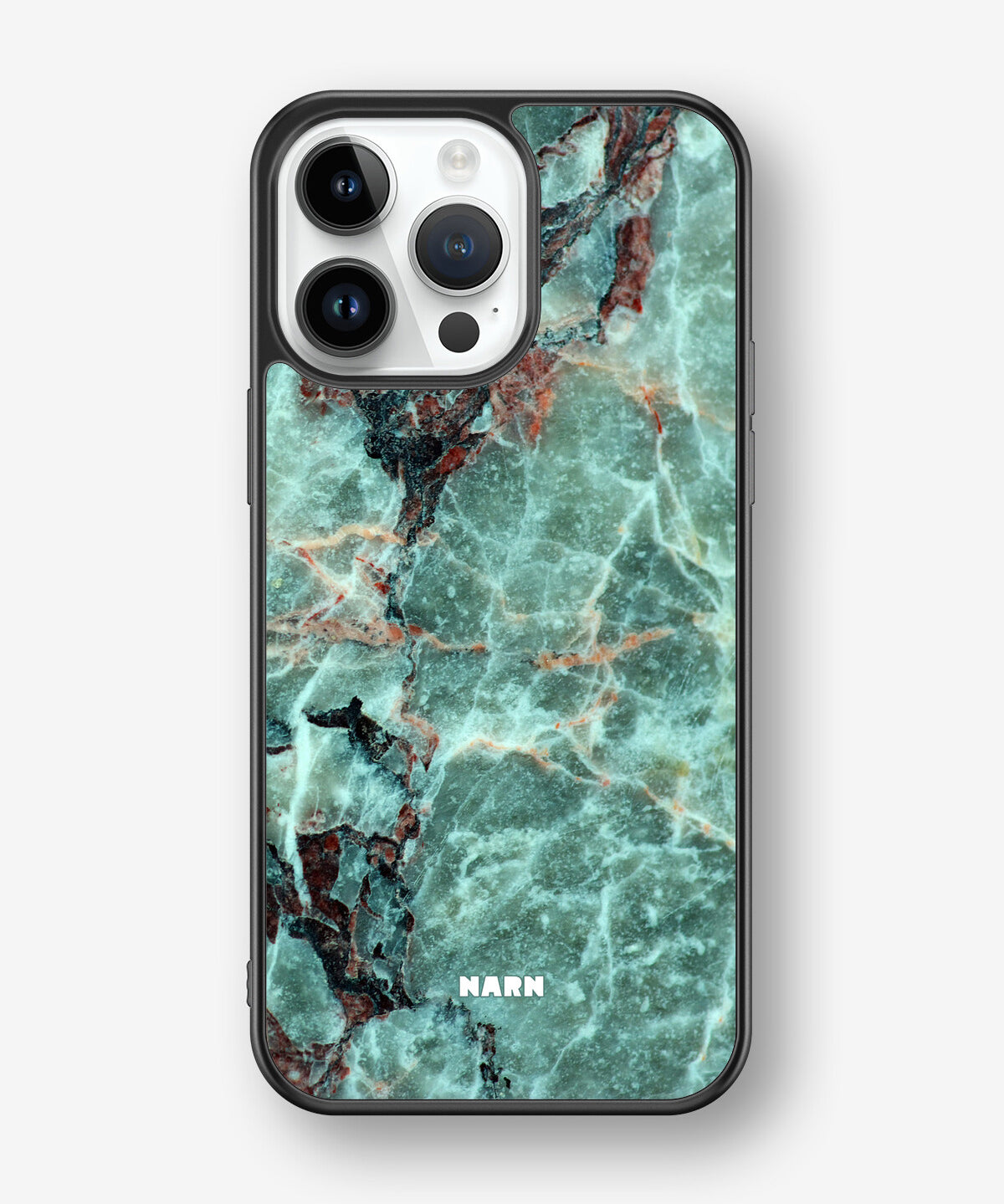 iPhone 14 Pro Max Hard Case – Green Marble - View 1