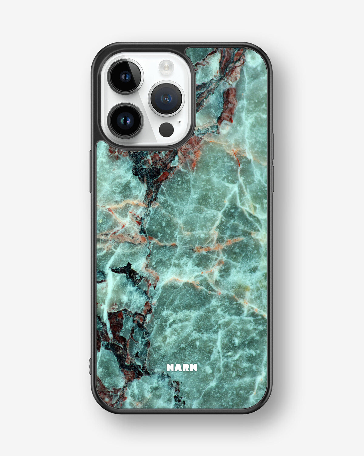 iPhone 14 Pro Max Hard Case – Green Marble - View 1