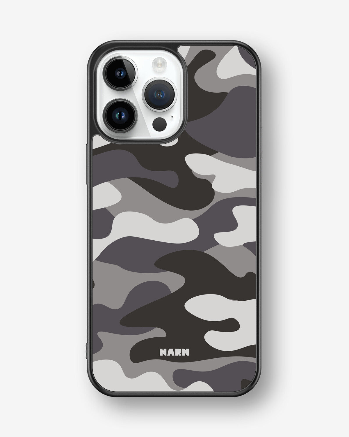 iPhone 14 Pro Max Hard Case – Grey Camo - View 1