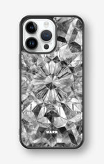iPhone 14 Pro Max Hard Case – Grey Crystals - View 1