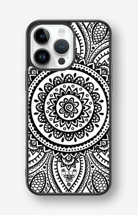 iPhone 14 Pro Max Hard Case – Henna Mandala - View 1