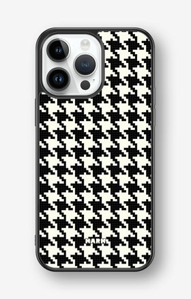 iPhone 14 Pro Max Hard Case – Houndstooth - View 1