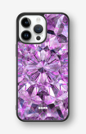 iPhone 14 Pro Max Hard Case – Lavender Crystals - View 1
