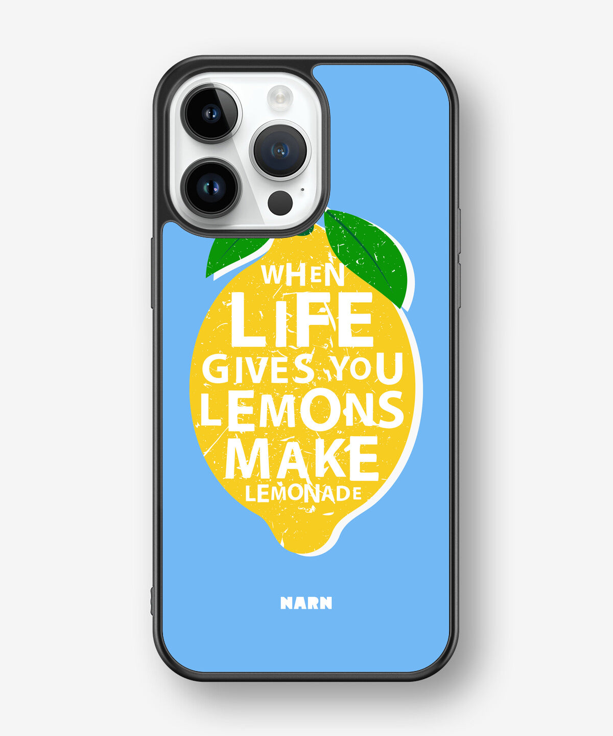 iPhone 14 Pro Max Hard Case – Lemon Quote - View 1