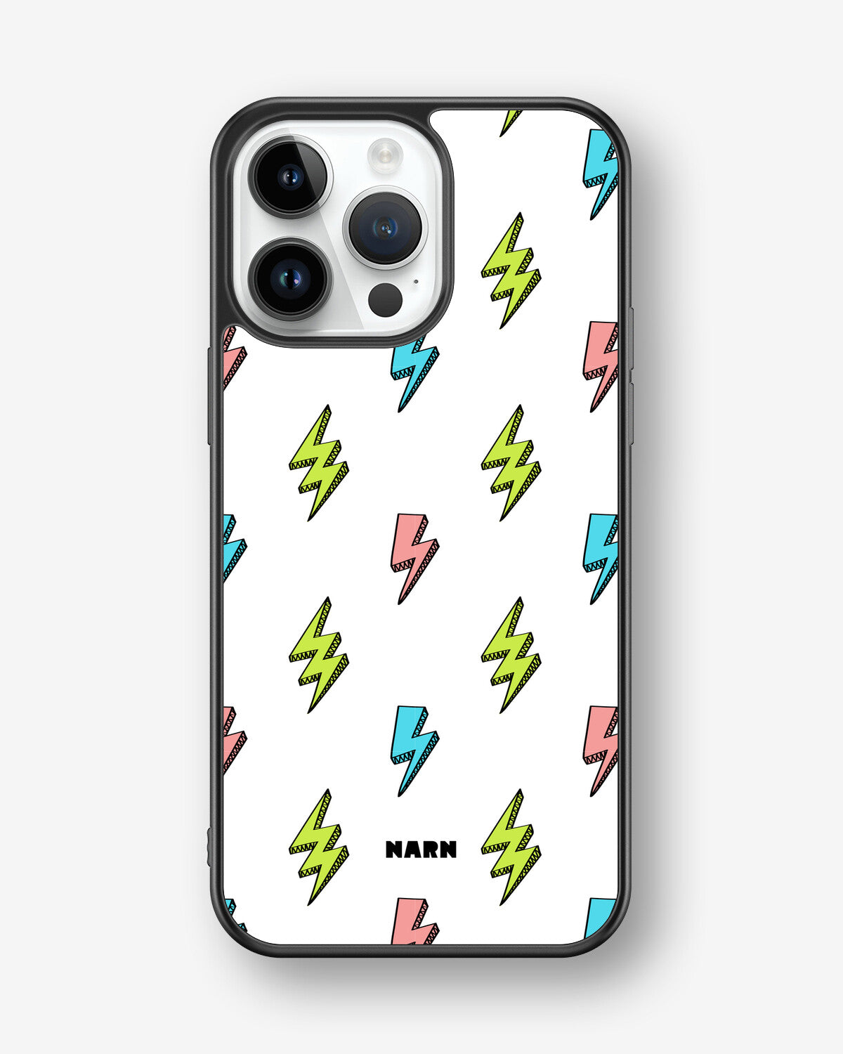 iPhone 14 Pro Max Hard Case – Lightning Bolts - View 1