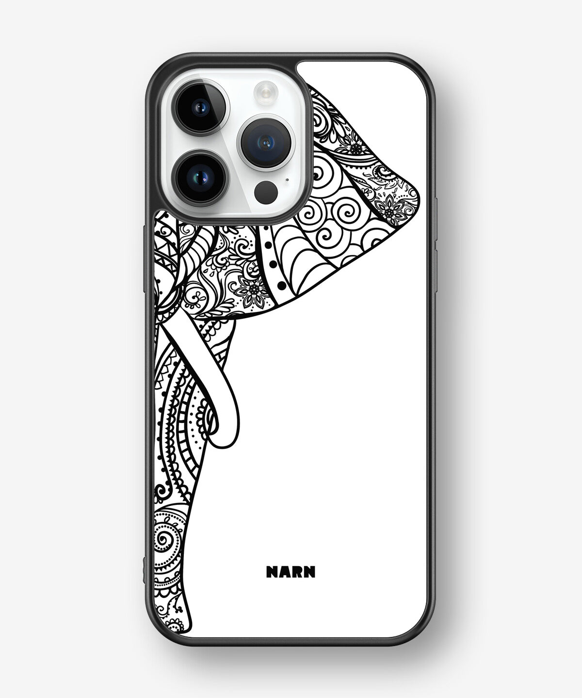 iPhone 14 Pro Max Hard Case – Mandala Elephant - View 1