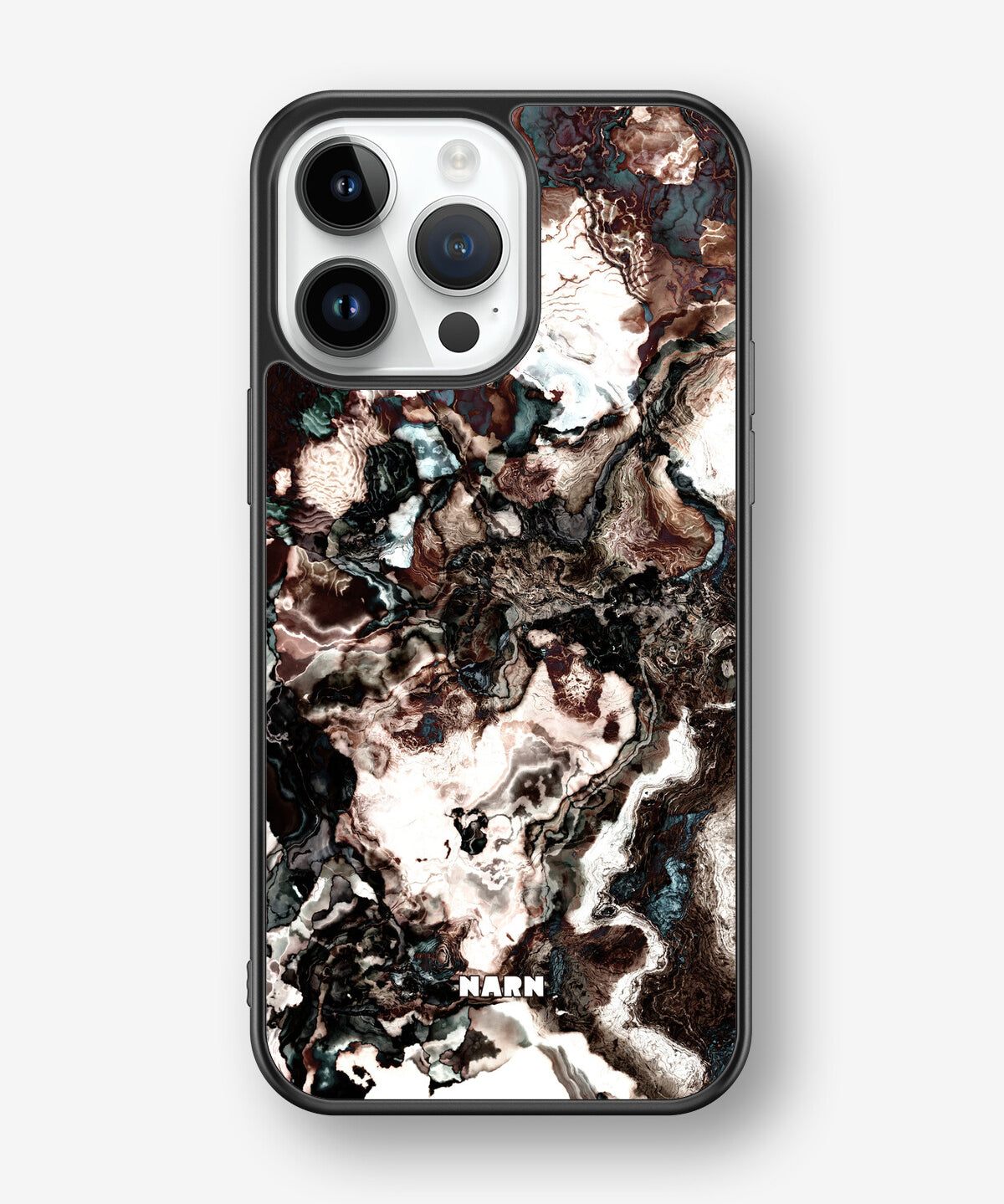 iPhone 14 Pro Max Hard Case – Marble Brown - View 1