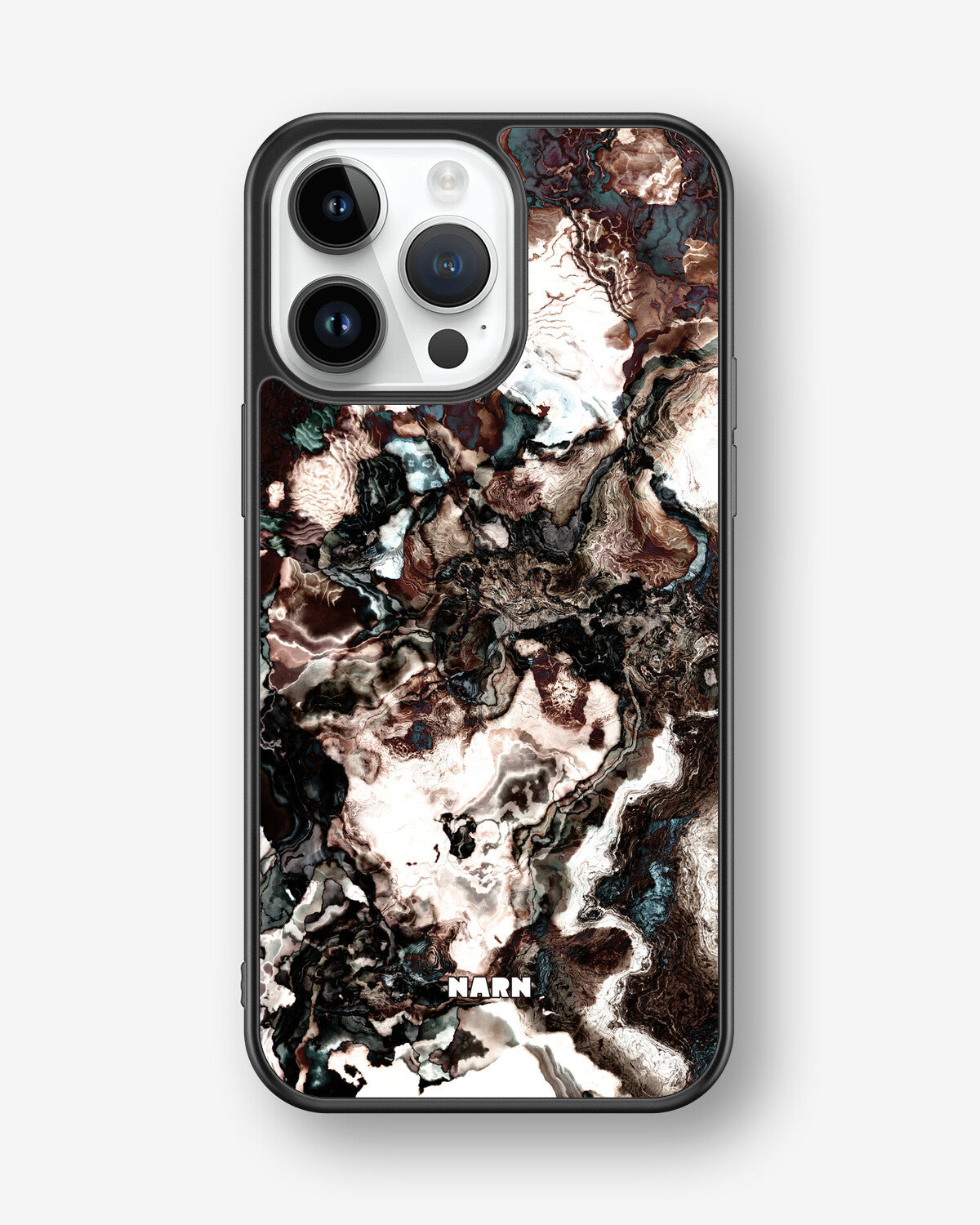 iPhone 14 Pro Max Hard Case – Marble Brown - View 1