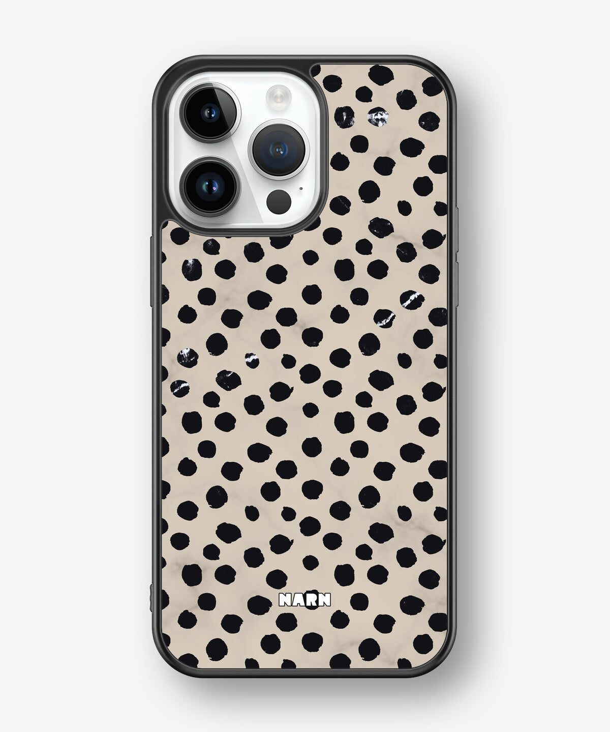 iPhone 14 Pro Max Hard Case – Marble Dots - View 1