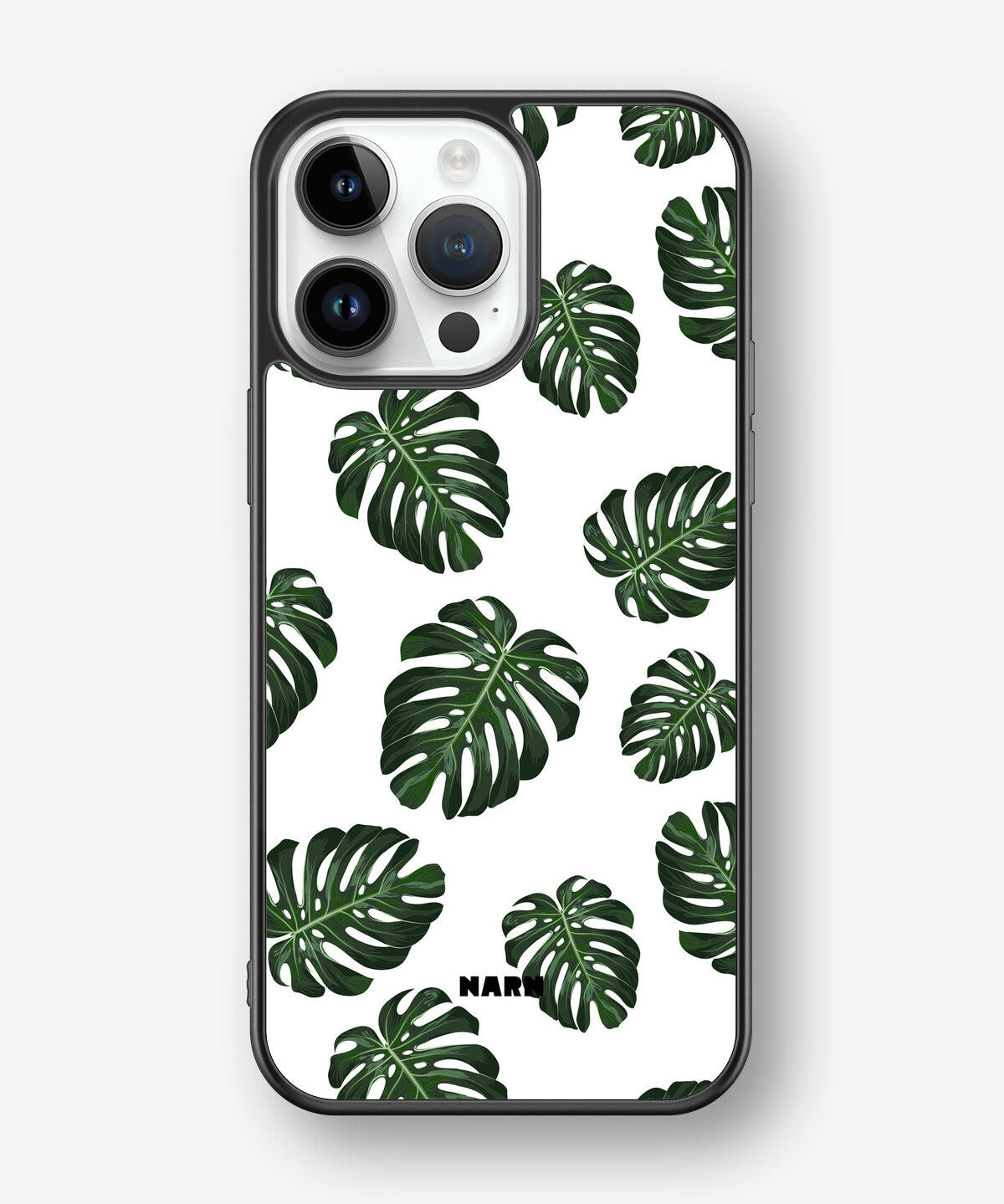 iPhone 14 Pro Max Hard Case – Monstera Pattern - View 1