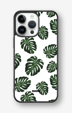 iPhone 14 Pro Max Hard Case – Monstera Pattern - View 1