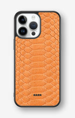iPhone 14 Pro Max Hard Case – Orange Snake - View 1