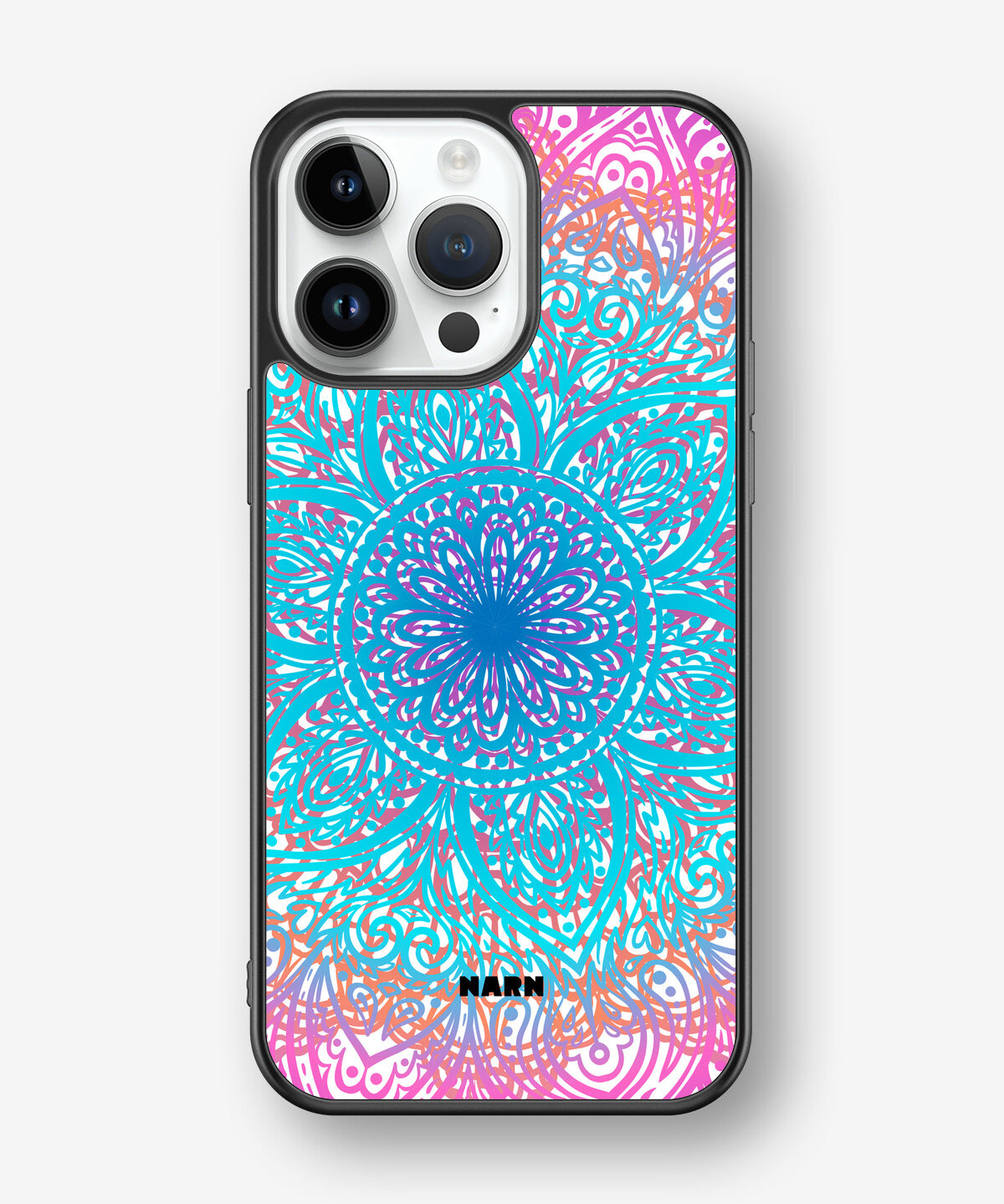 iPhone 14 Pro Max Hard Case – Pastel Mandala - View 1