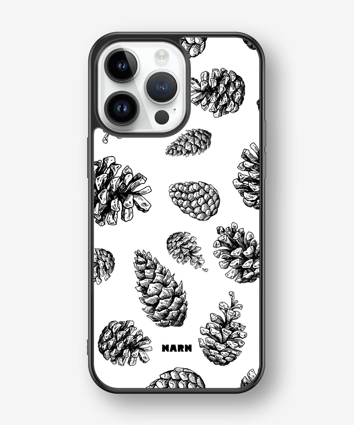 iPhone 14 Pro Max Hard Case – Pine Cones - View 1