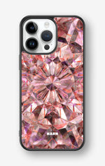 iPhone 14 Pro Max Hard Case – Pink Crystals - View 1
