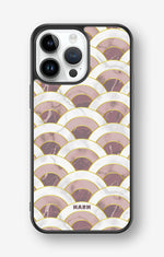 iPhone 14 Pro Max Hard Case – Pink Marble Waves - View 1