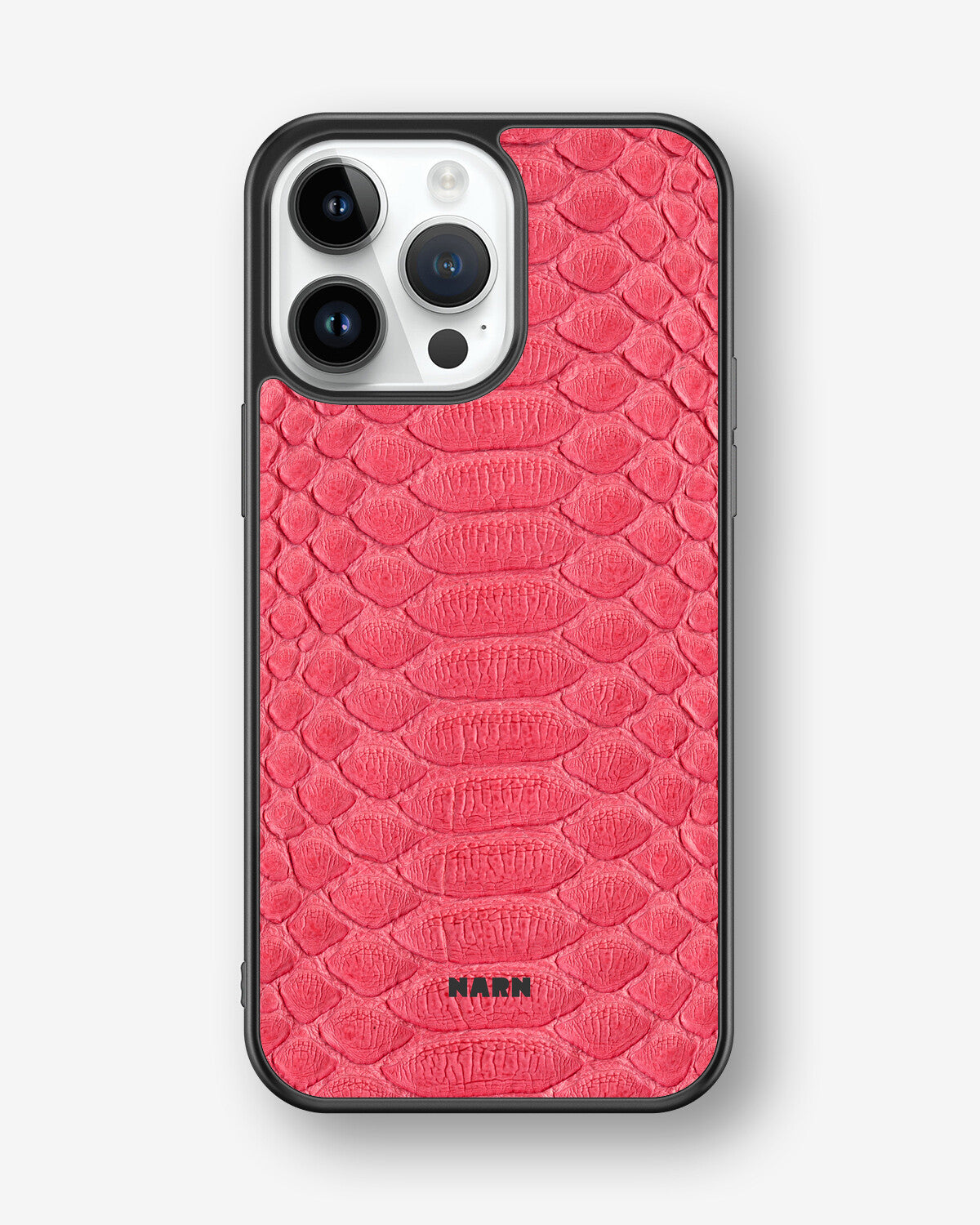 iPhone 14 Pro Max Hard Case – Pink Snake - View 1