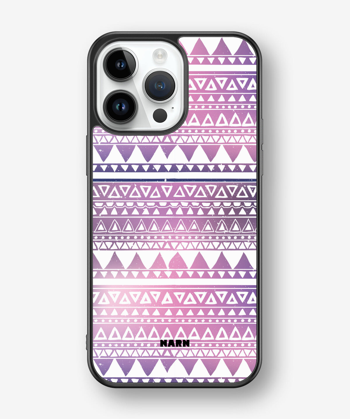 iPhone 14 Pro Max Hard Case – Purple Aztec - View 1