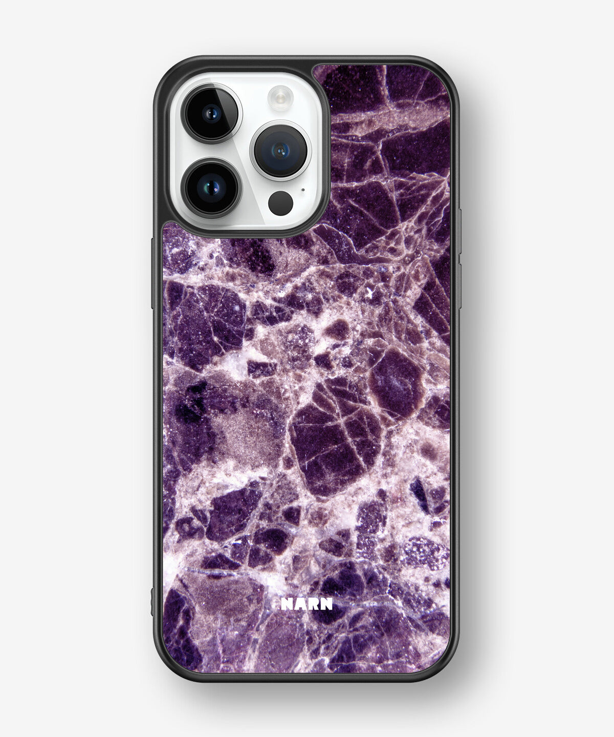 iPhone 14 Pro Max Hard Case – Purple Marble - View 1
