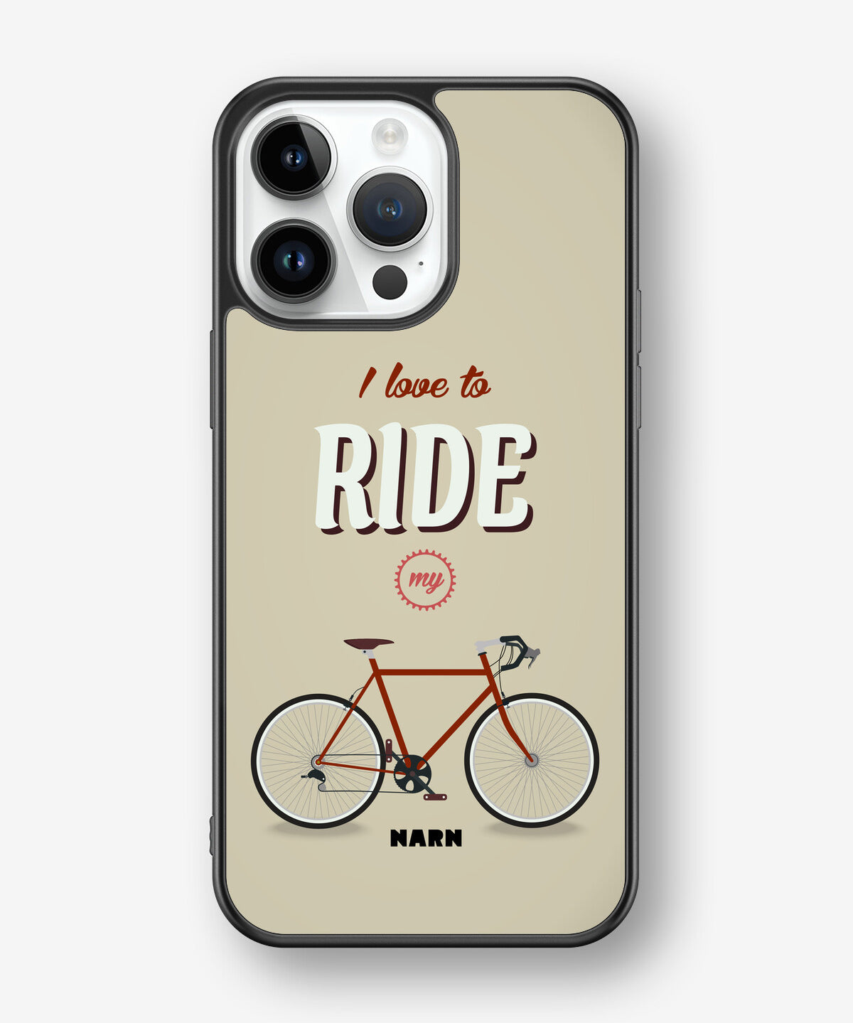 iPhone 14 Pro Max Hard Case – Ride My Bicycle - View 1
