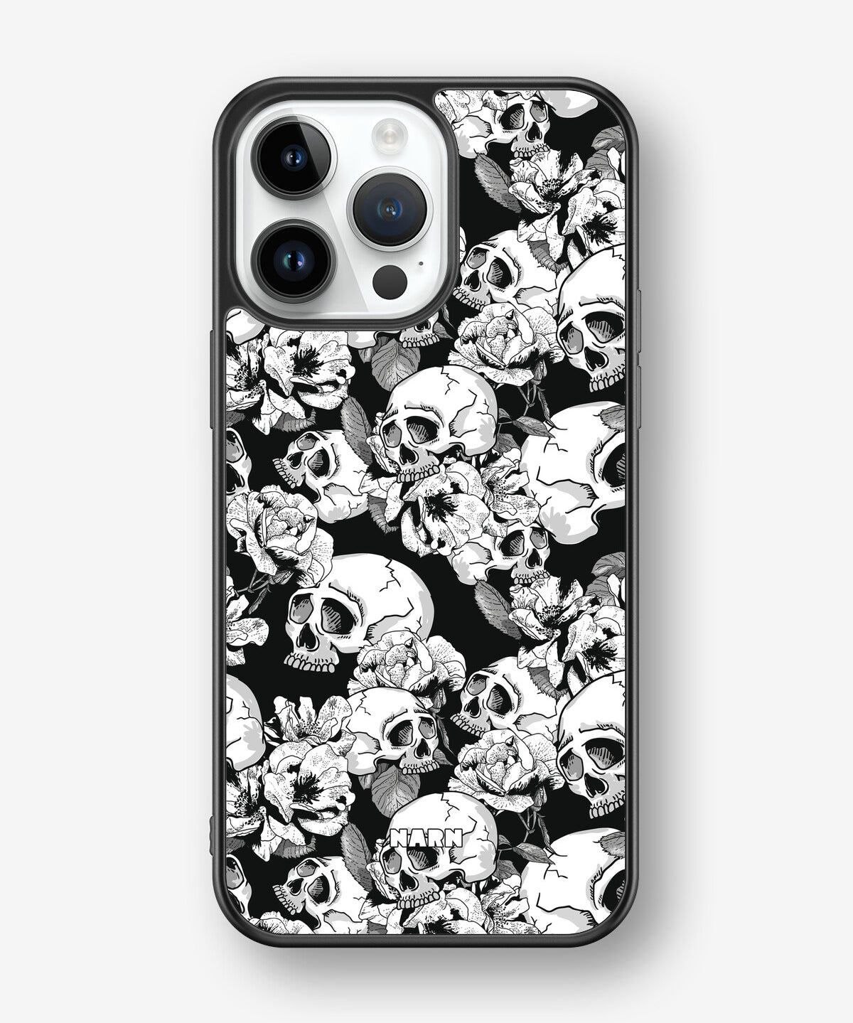iPhone 14 Pro Max Hard Case – Skull Garden - View 1