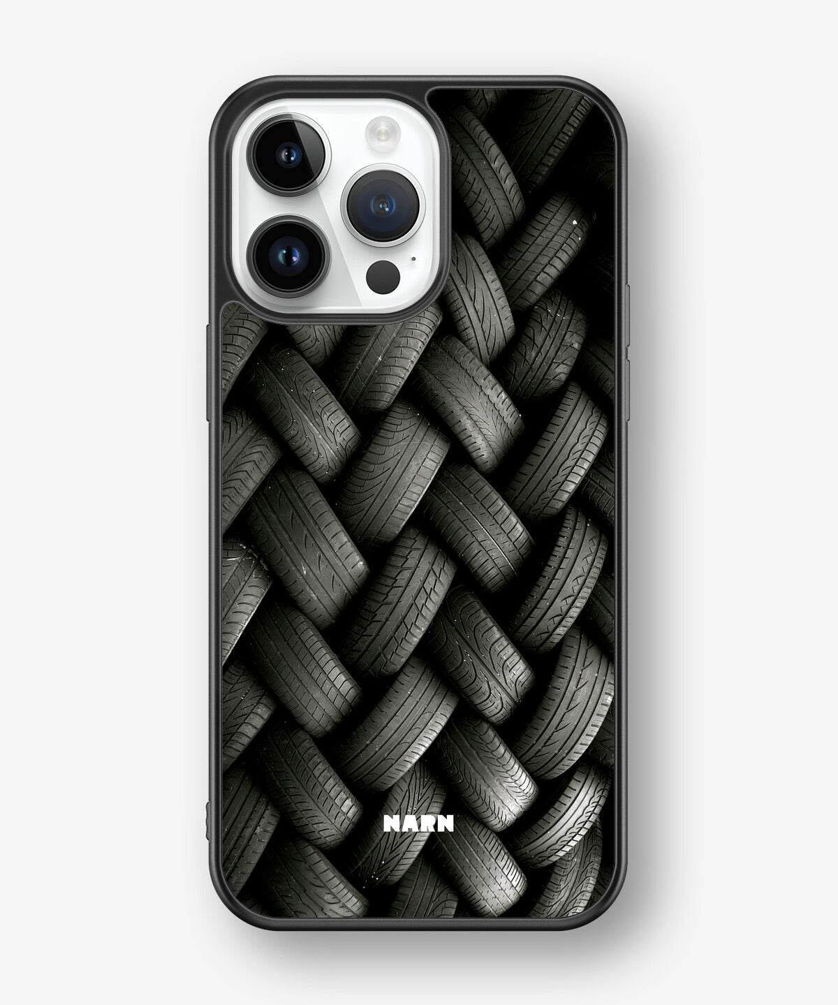 iPhone 14 Pro Max Hard Case – Tires Wall - View 1