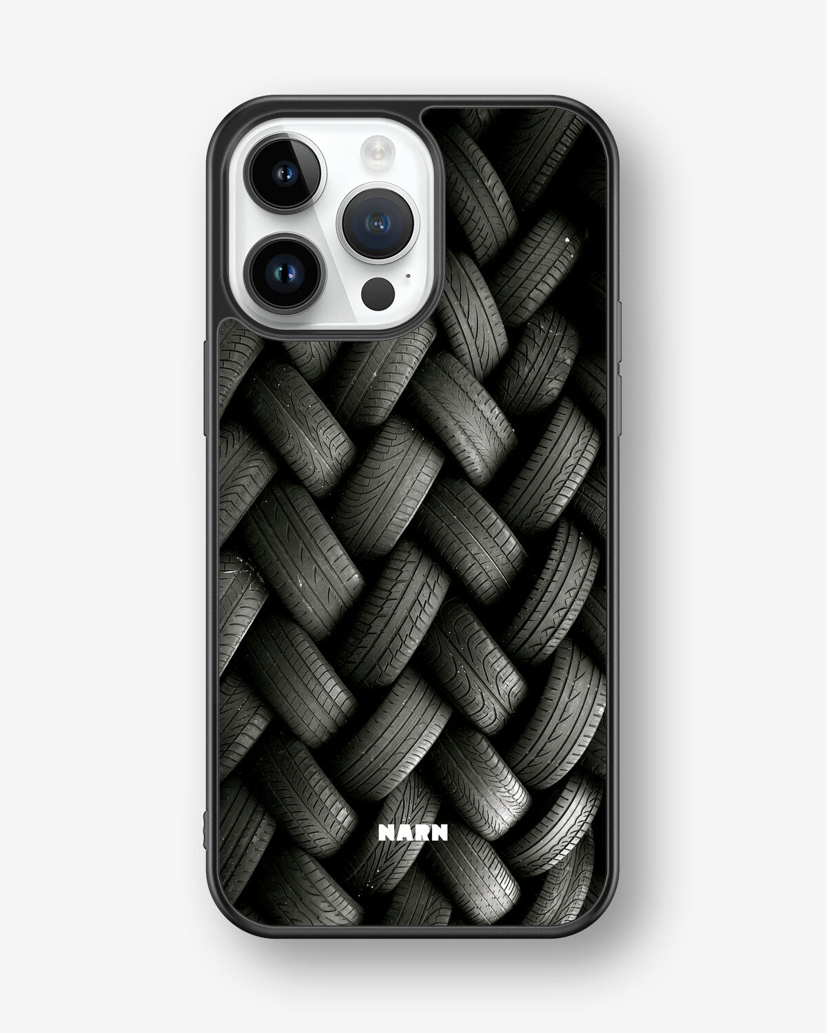 iPhone 14 Pro Max Hard Case – Tires Wall - View 1