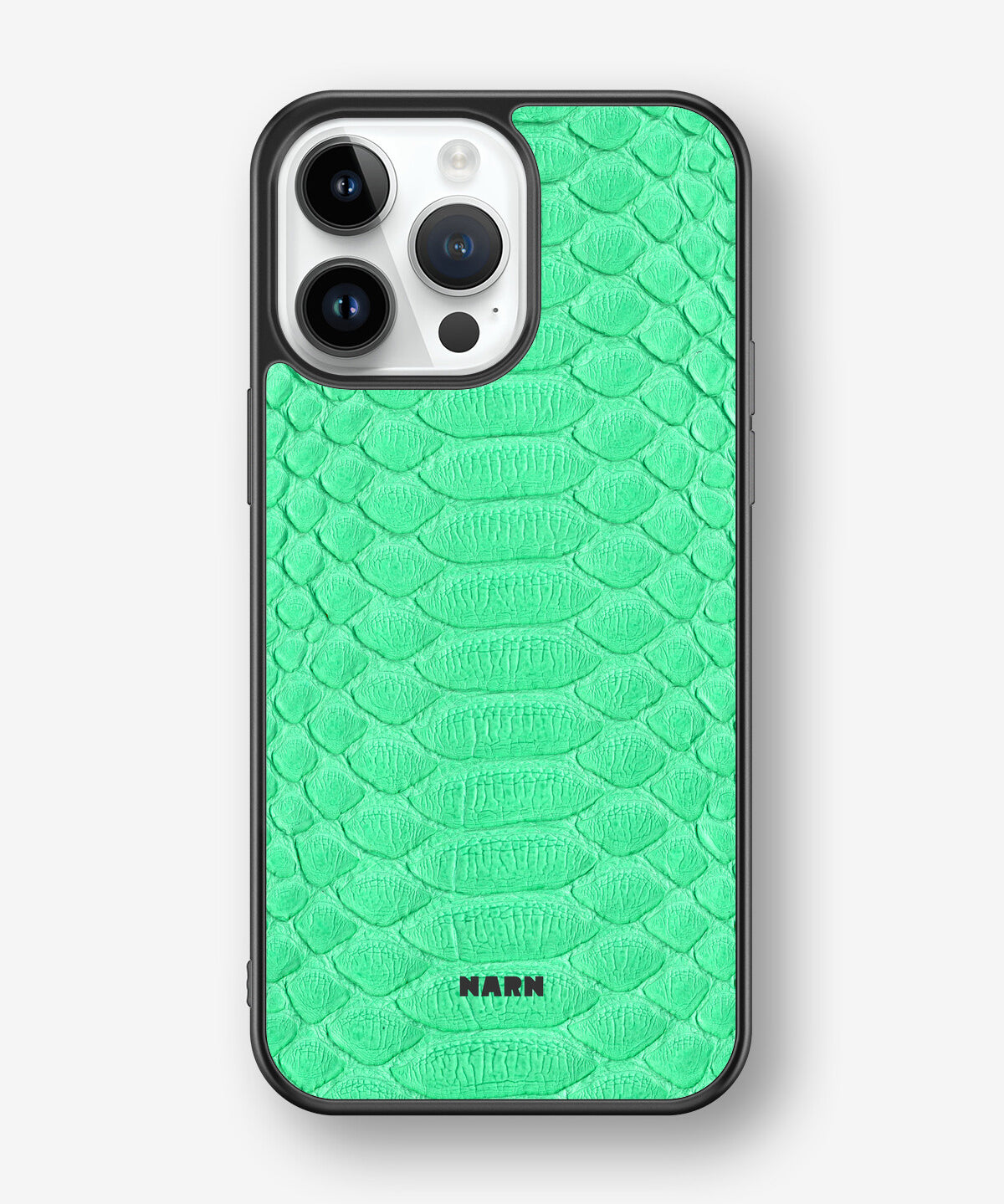 iPhone 14 Pro Max Hard Case – Turquoise Snake - View 1