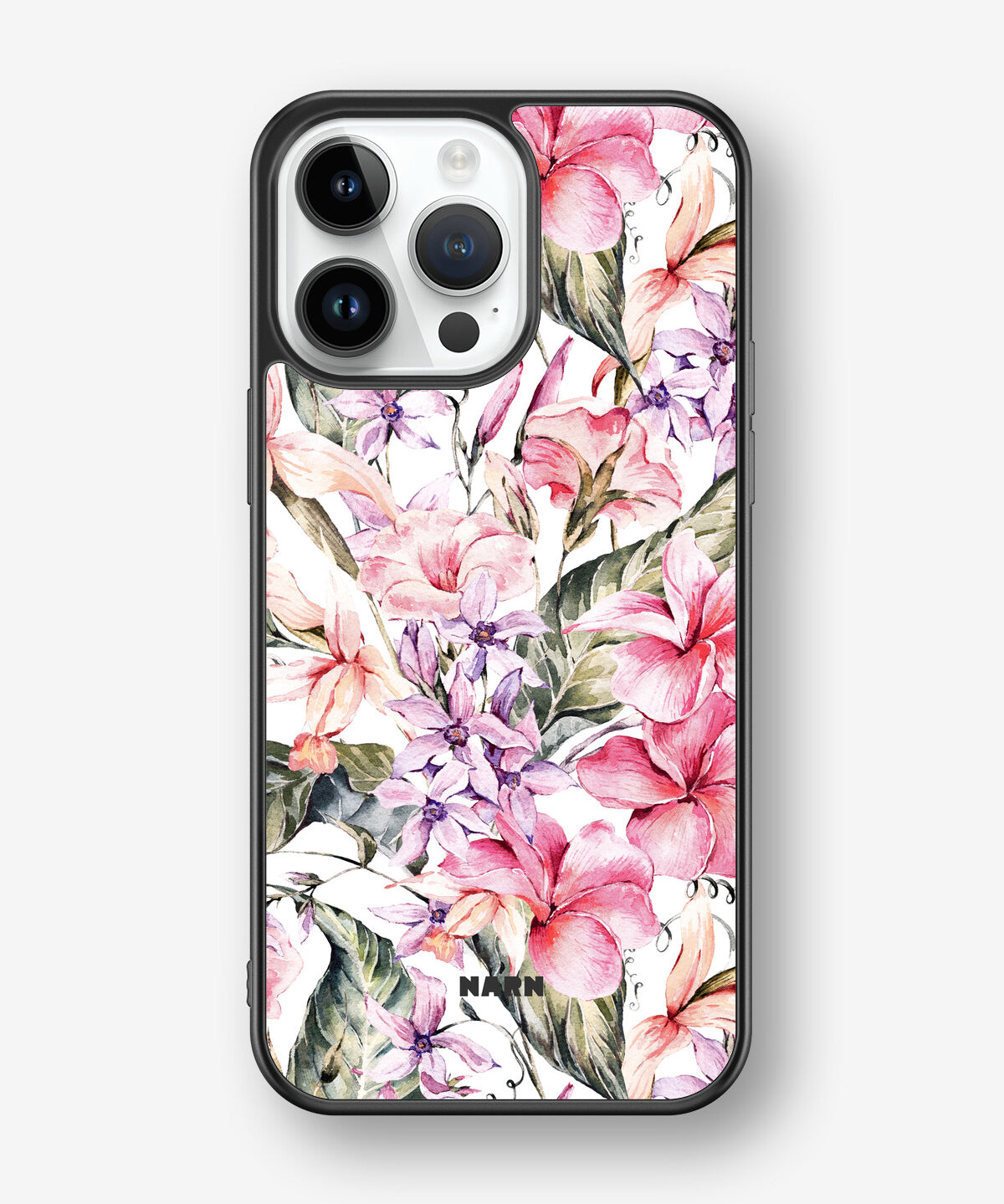 iPhone 14 Pro Max Hard Case – Watercolor Flowers - View 1