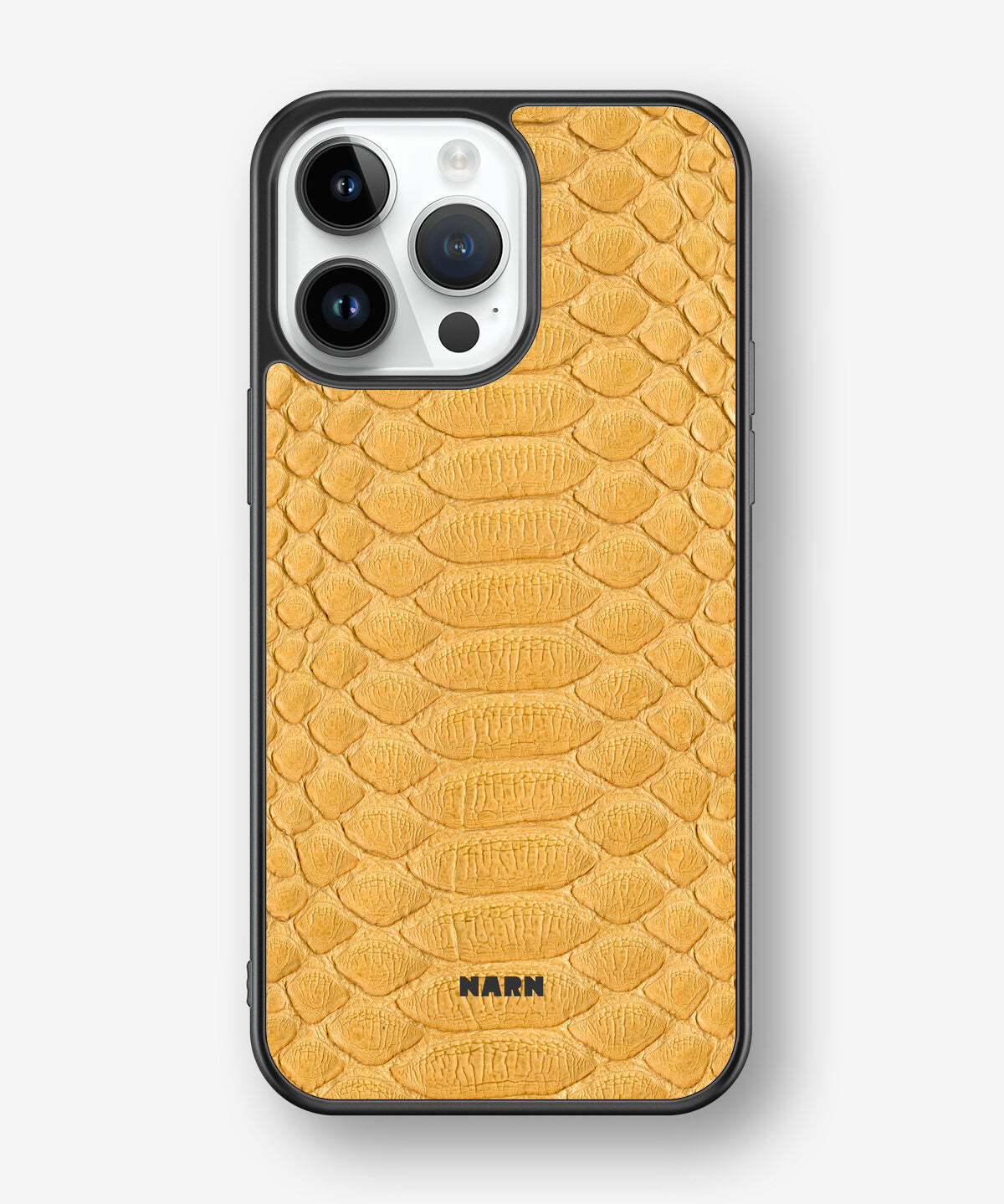 iPhone 14 Pro Max Hard Case – Yellow Snake - View 1