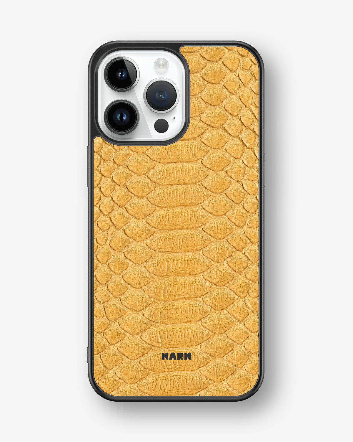 iPhone 14 Pro Max Hard Case – Yellow Snake - View 1