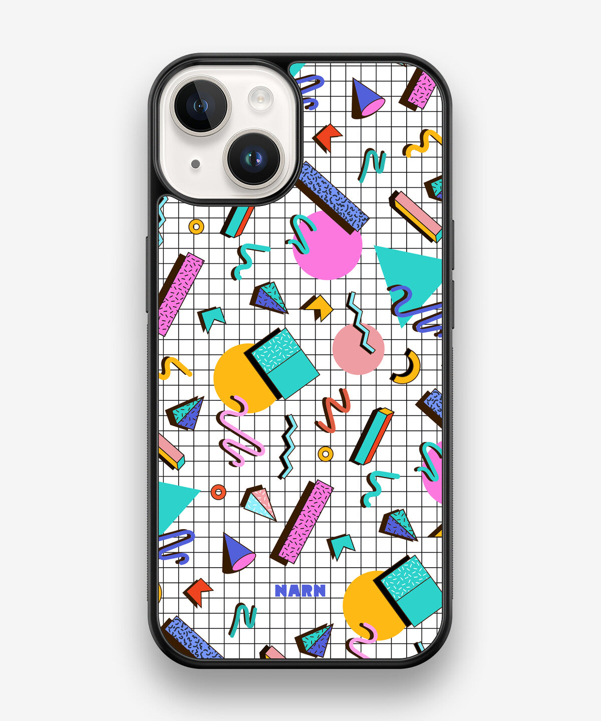 iPhone 14 Hard Case – 80s Memphis - View 1