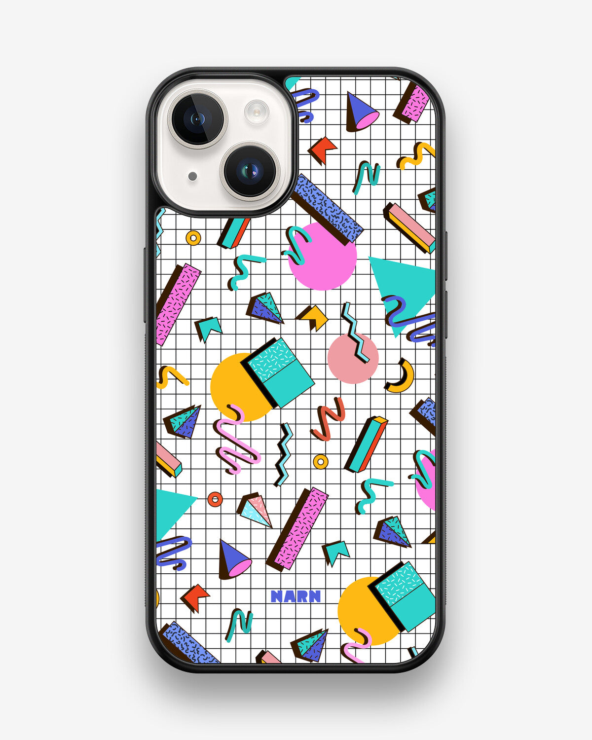iPhone 14 Hard Case – 80s Memphis - View 1