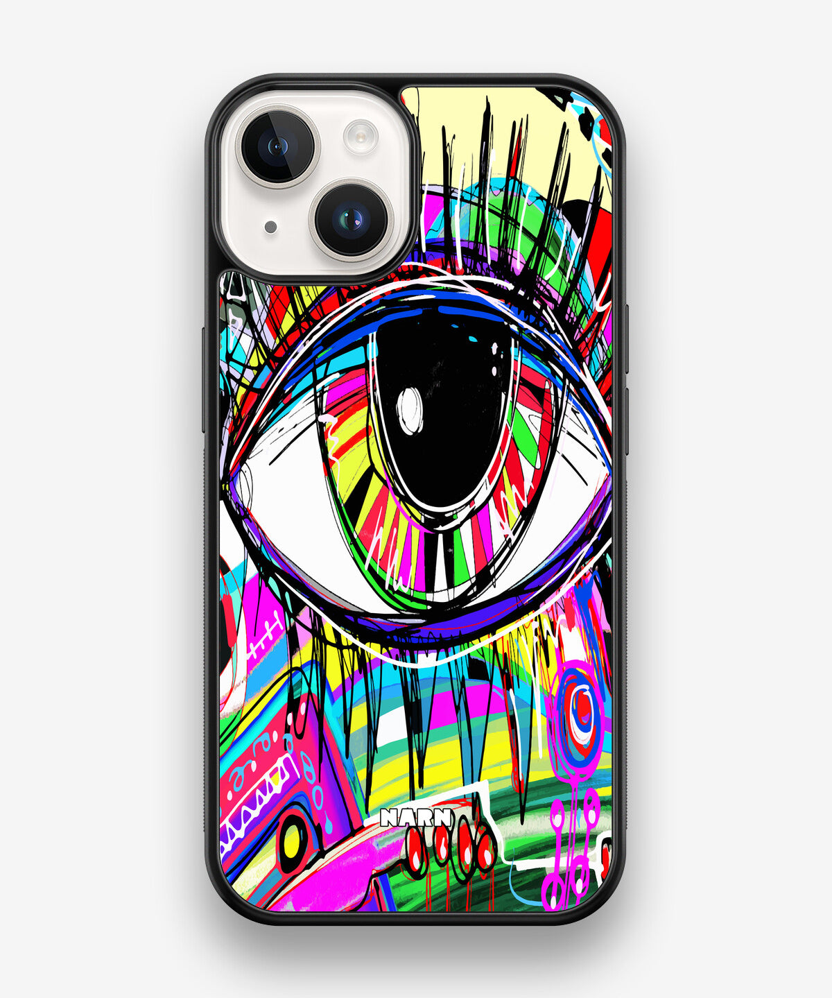 iPhone 14 Hard Case – Abstract Eye - View 1