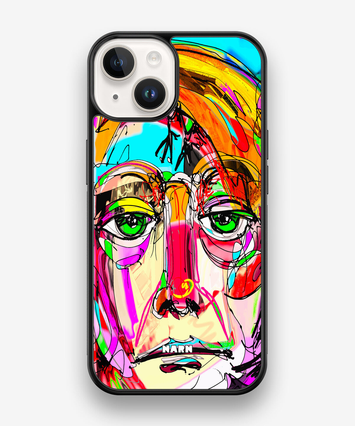 iPhone 14 Hard Case – Abstract Portrait - View 1