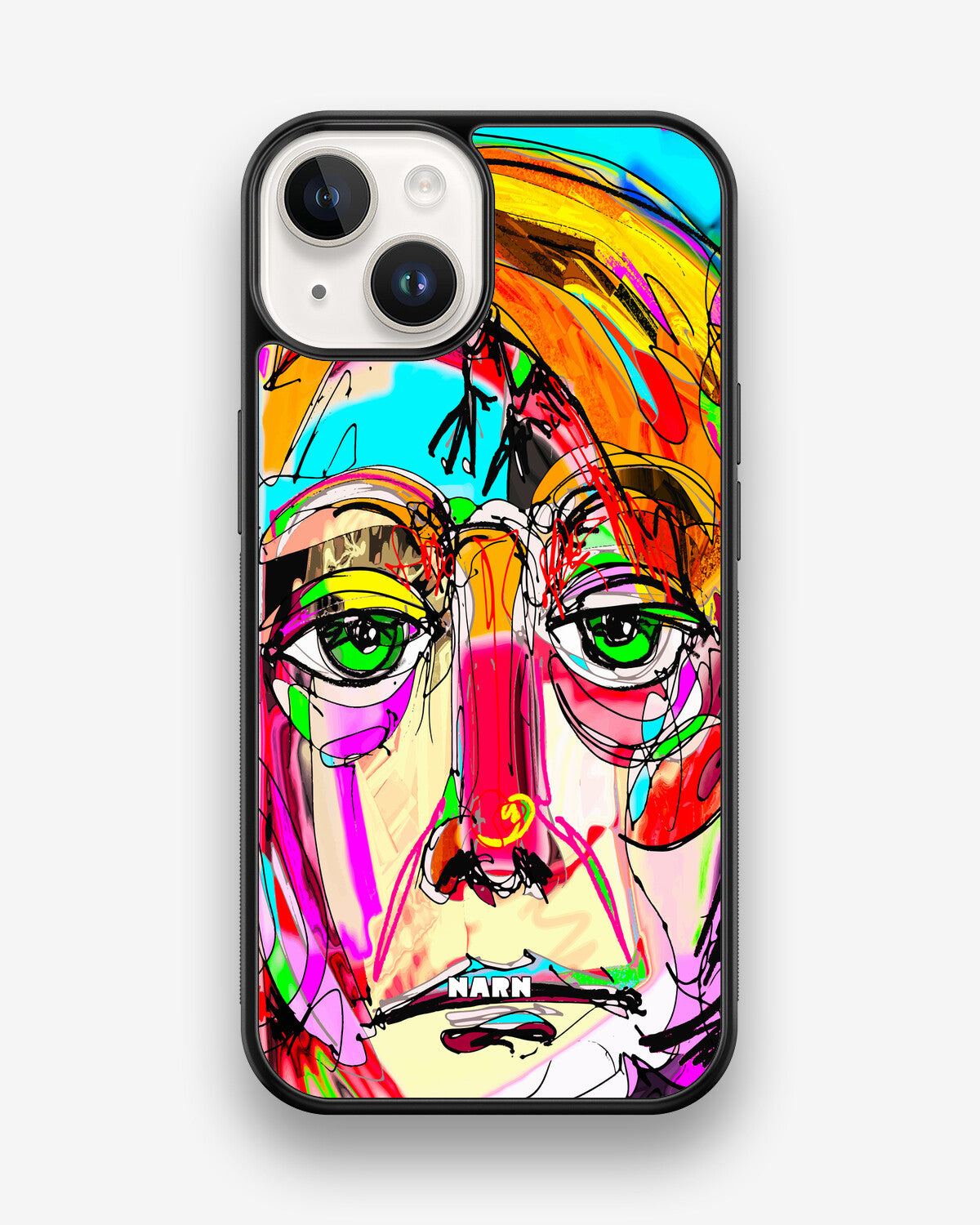 iPhone 14 Hard Case – Abstract Portrait - View 1