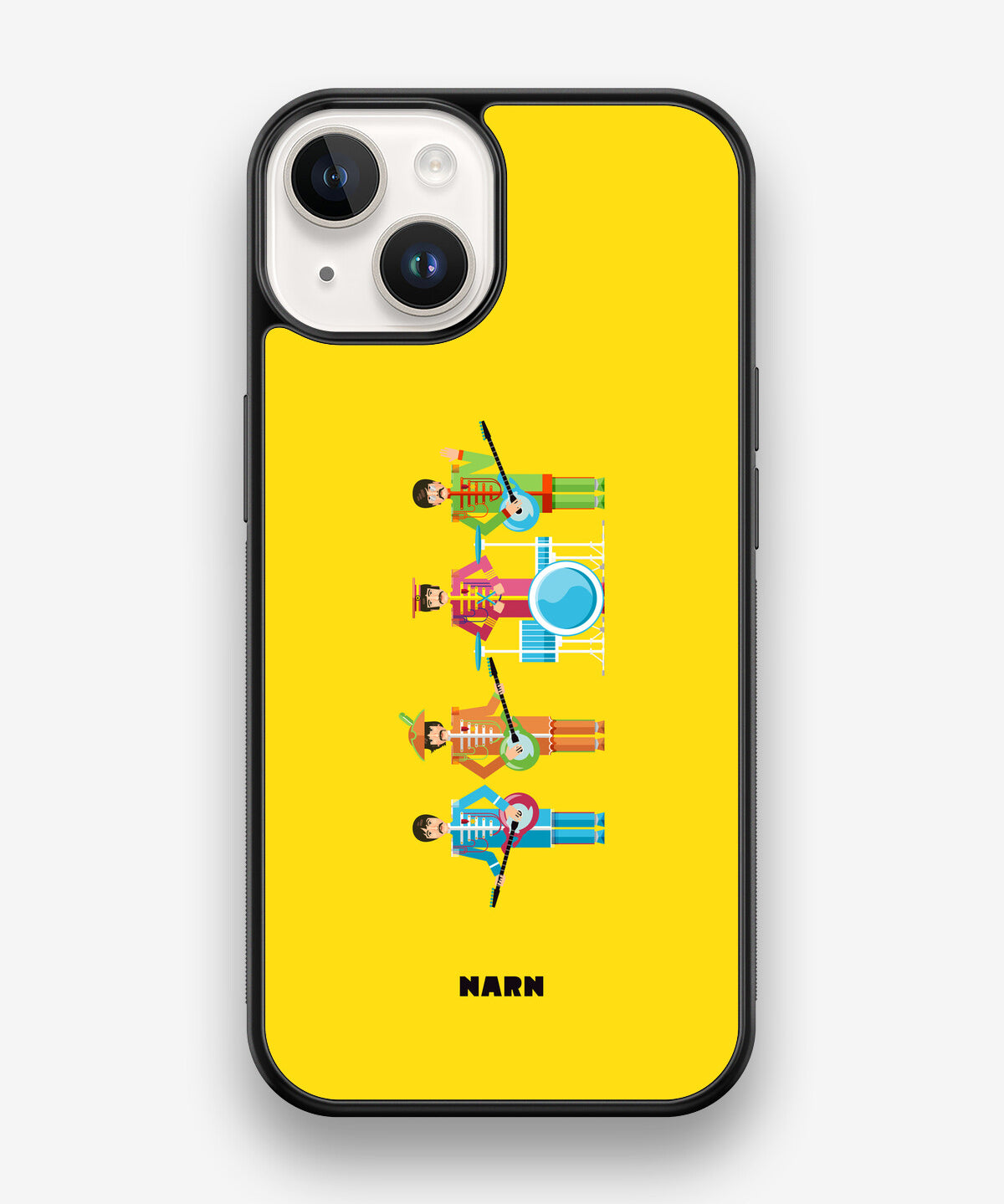 iPhone 14 Hard Case – Beatles Yellow - View 1