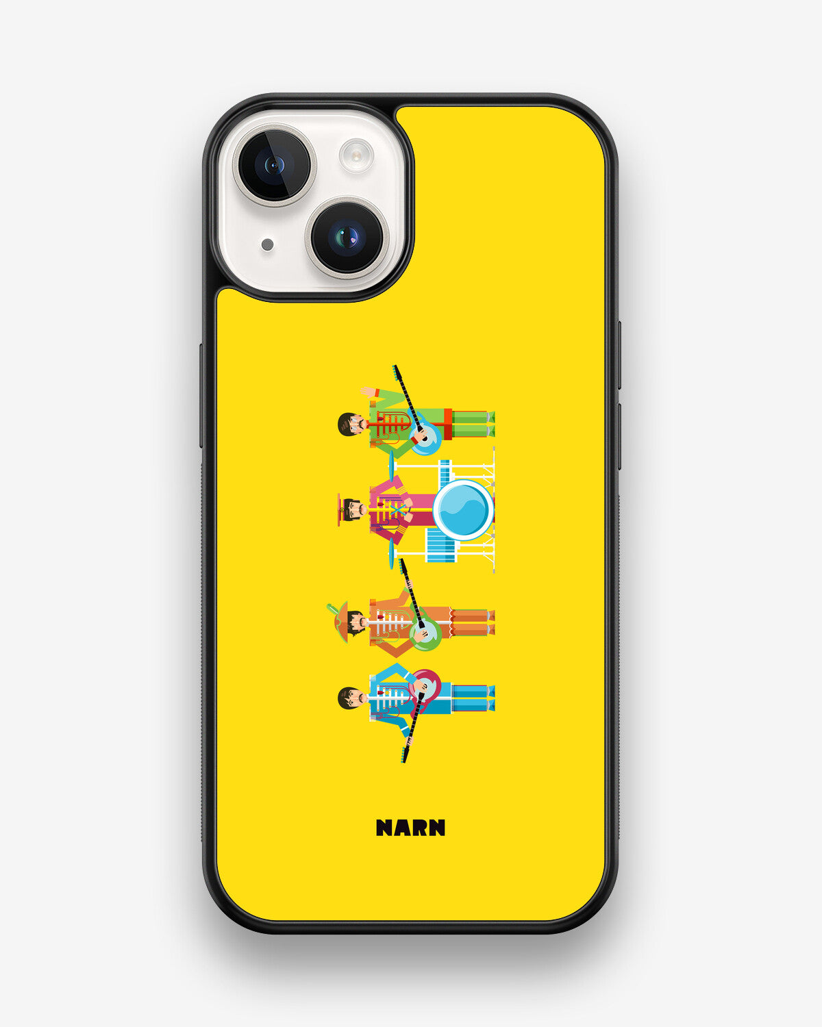 iPhone 14 Hard Case – Beatles Yellow - View 1