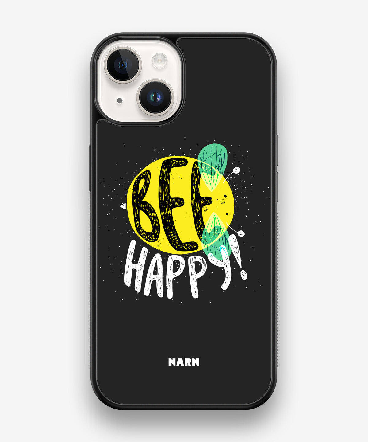 iPhone 14 Hard Case – BEE Happy - View 1