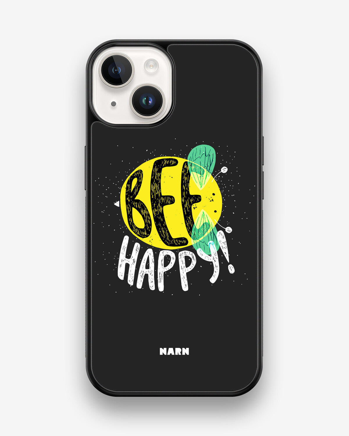 iPhone 14 Hard Case – BEE Happy - View 1