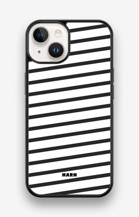 iPhone 14 Hard Case – Black Stripes - View 1