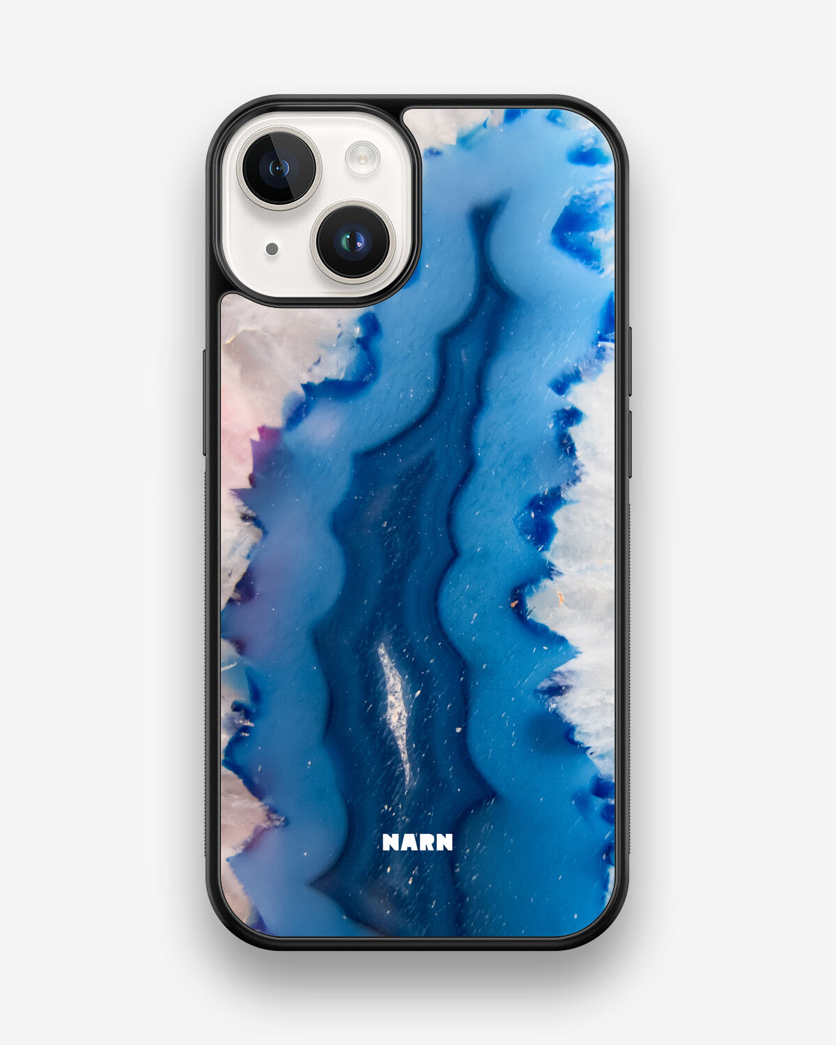 iPhone 14 Hard Case – Blue Agate - View 1