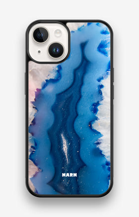 iPhone 14 Hard Case – Blue Agate - View 1